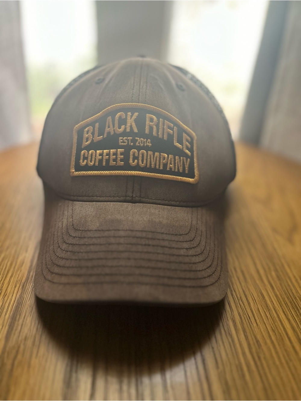Black Rifle Coffee Company Snapback Trucker Hat Black Beater Hat Sun Sweat Fade